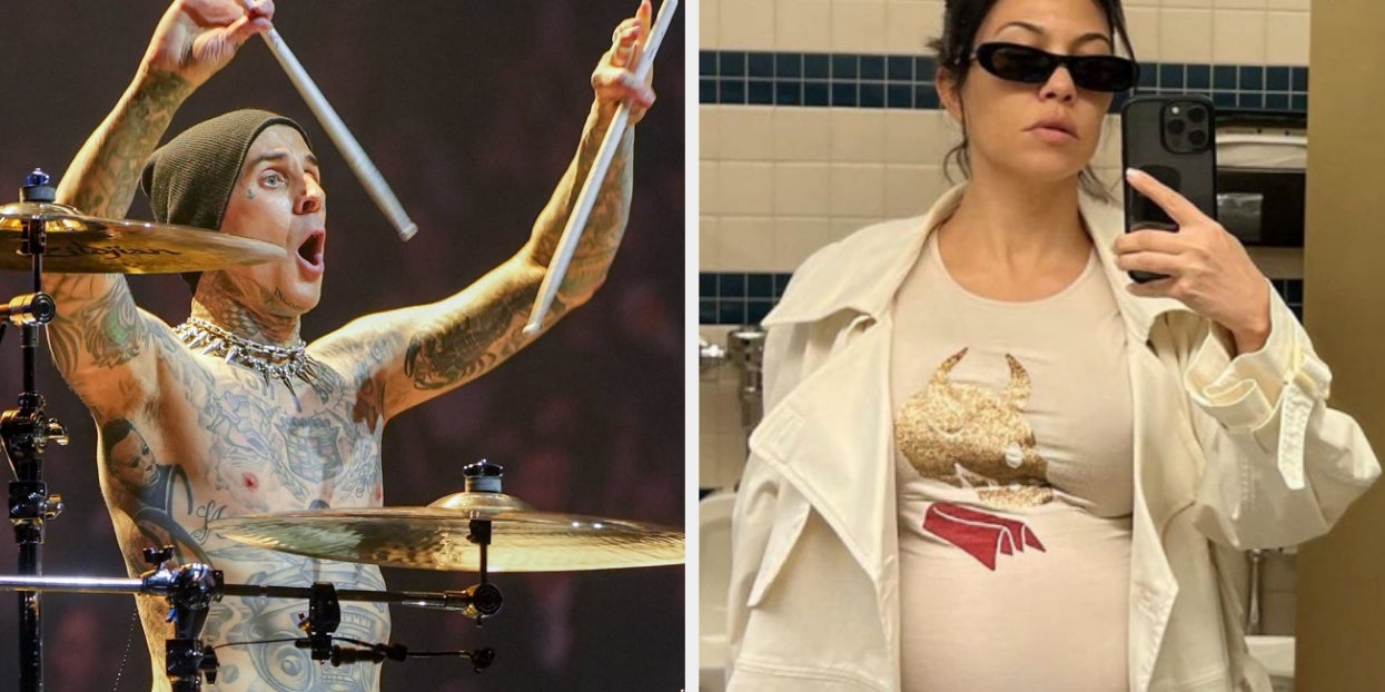 Travis Barker Plays The Drums During Kourtney Kardashian's Labor - Vimarsana News