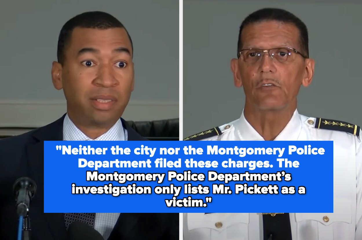 &quot;Neither the city nor the Montgomery Police Department filed these charges.&quot;