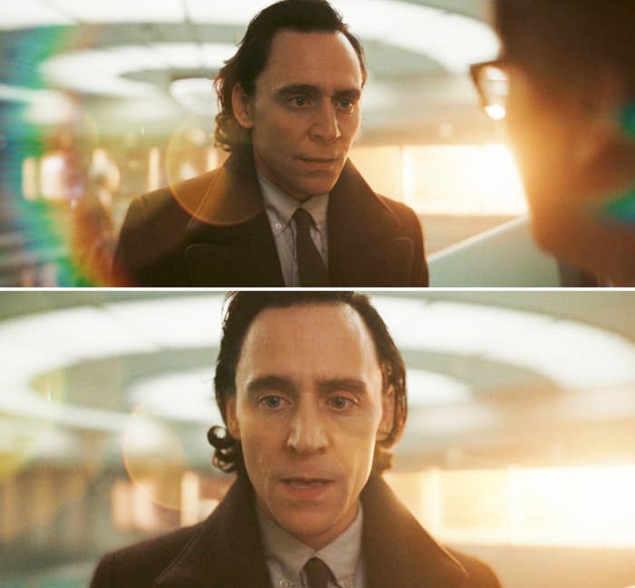 Close-up of Tom Hiddleston