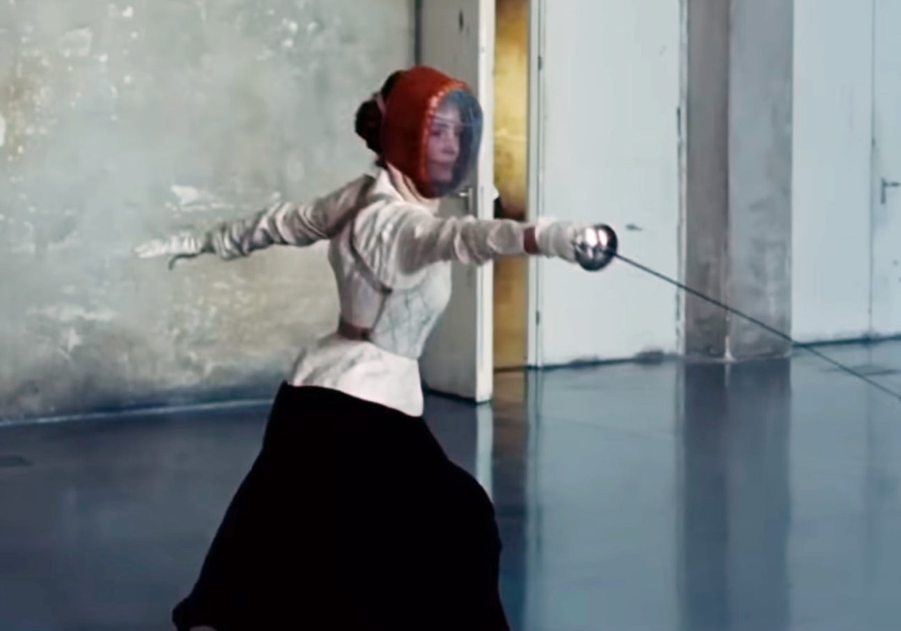 Screenshot from "Corsage"