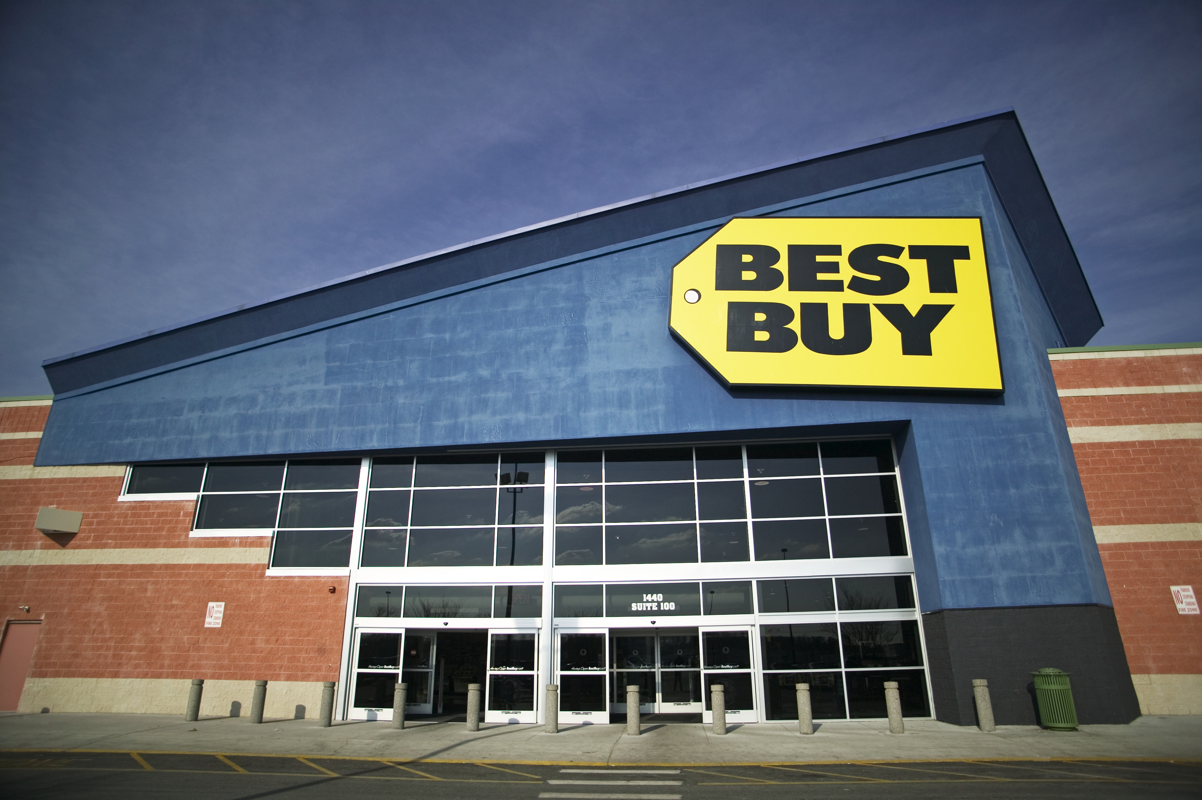 Exterior of a Best Buy location