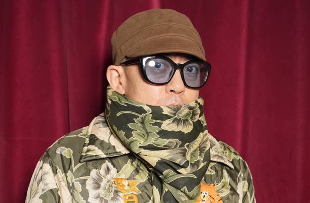 Nigo at Kenzo’s Paris Fashion Week party photographed on October 01, 2022 in Paris, France.