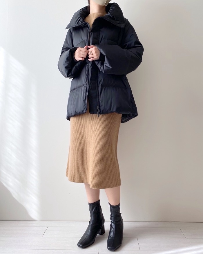 UNIQLO（ユニクロ）のおすすめワンピース「ボートネックニットワンピース（長袖）」