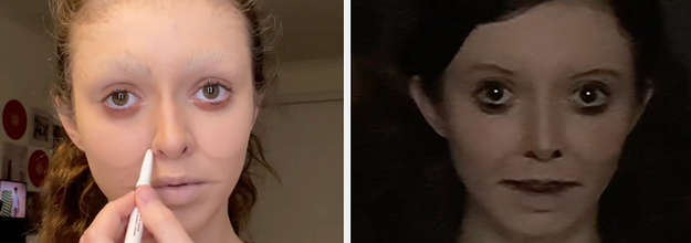 An Uncanny Valley Makeup Trend Is Happening On TikTok