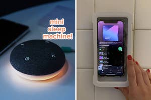 the travel sound machine "mini sleep machine!", the stick-on wall phone case