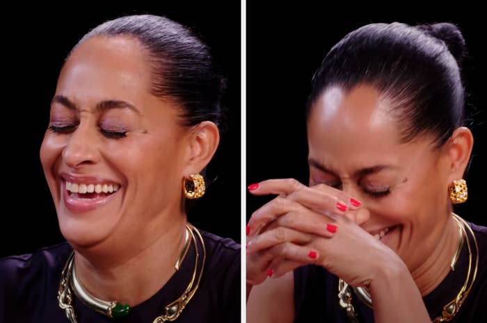 Tracee Ellis Ross laughing