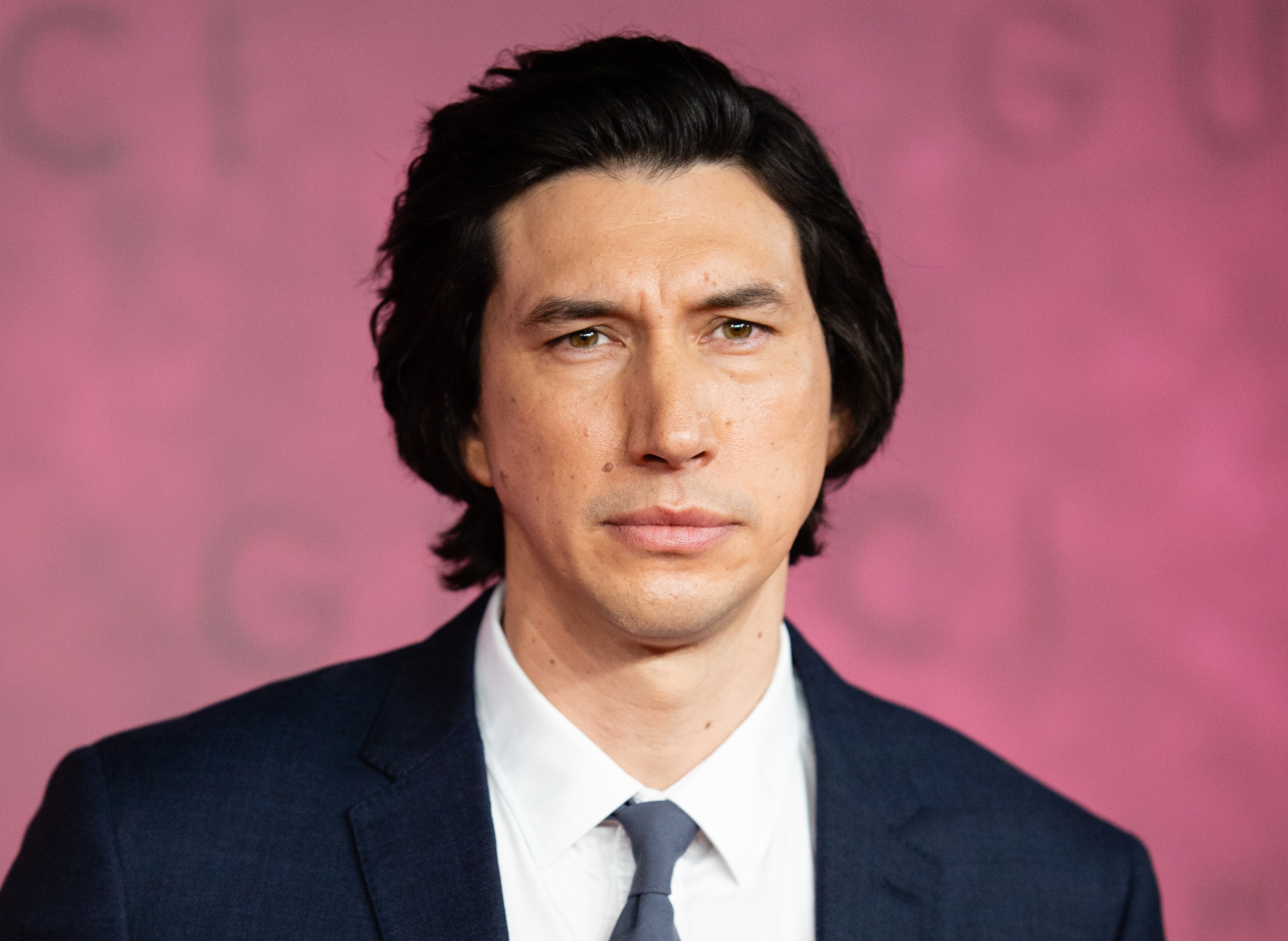 Closeup of Adam Driver