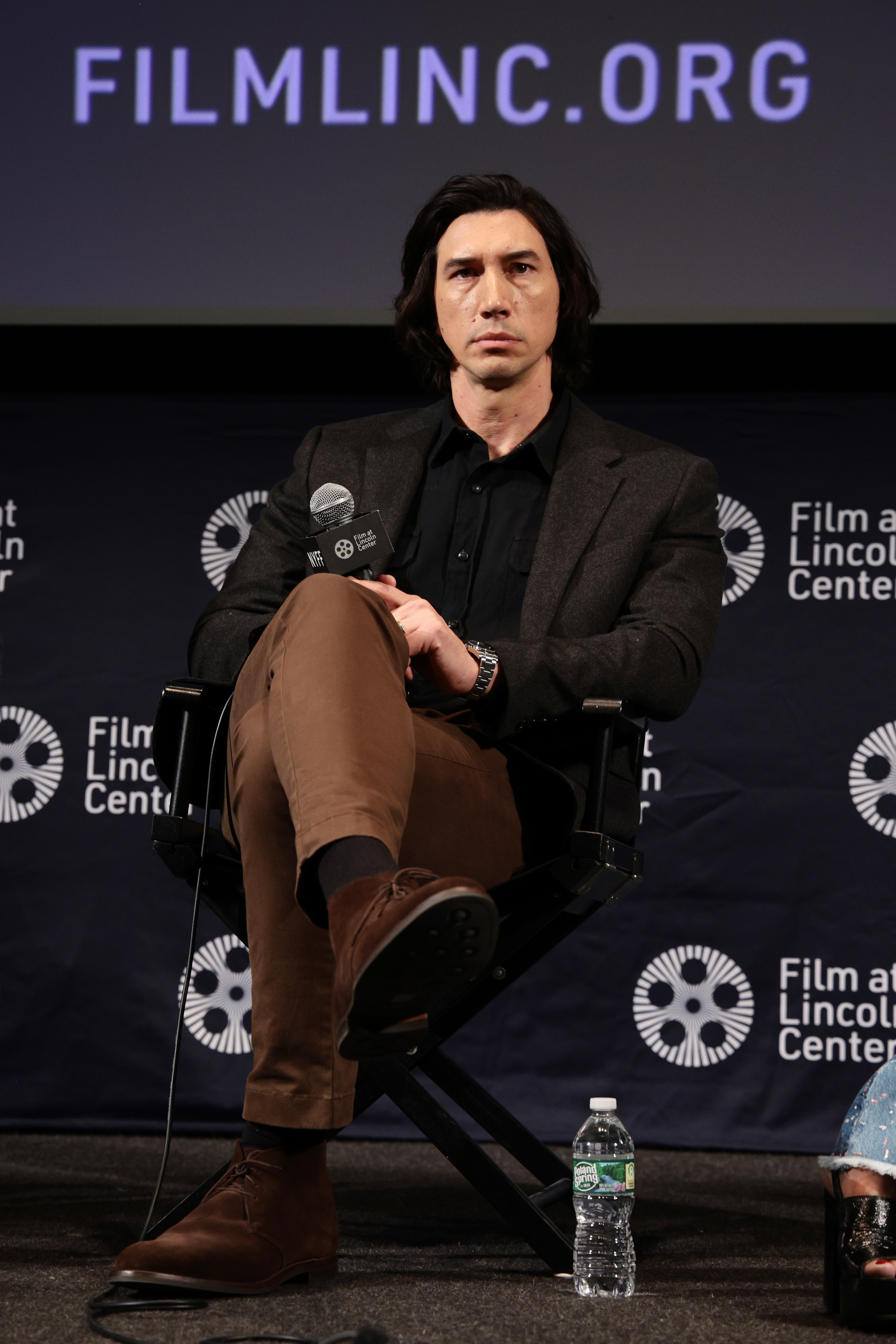 Closeup of Adam Driver