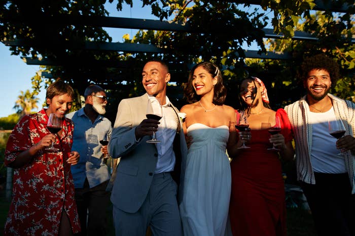 People at a wedding
