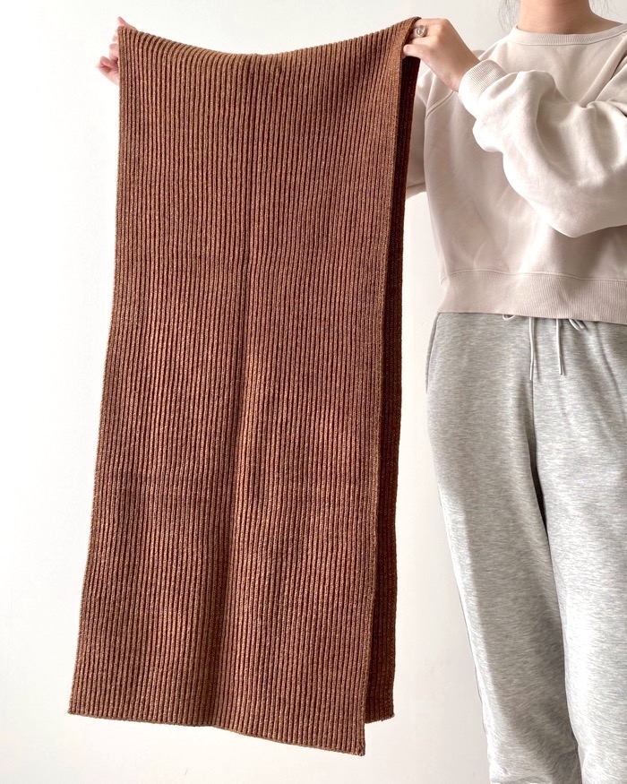 ユニクロのオススメのストール「チャンキーストール」