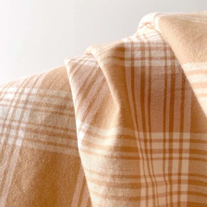 UNIQLO（ユニクロ）のオススメのトップス「フランネルチェックロングシャツ（長袖）」