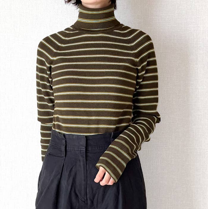 GU(ジーユー)のおすすめ「ワッフルニットプルオーバー(長袖) beautiful people」