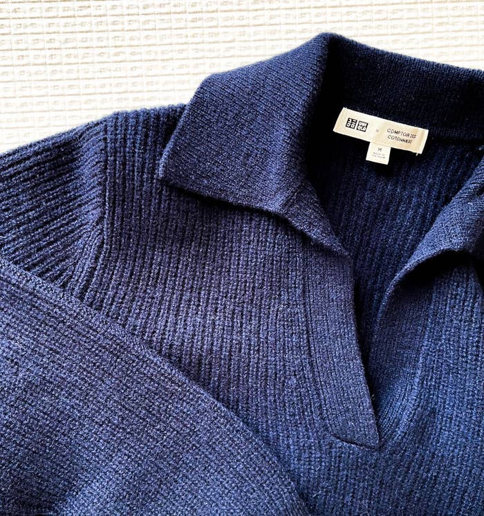 UNIQLO（ユニクロ）のオススメのトップス「ラプレミアムラムポロセーター（長袖）」