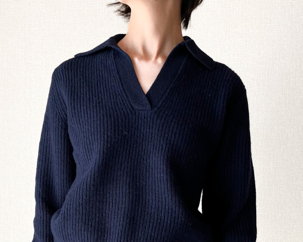 UNIQLO（ユニクロ）のオススメのトップス「ラプレミアムラムポロセーター（長袖）」