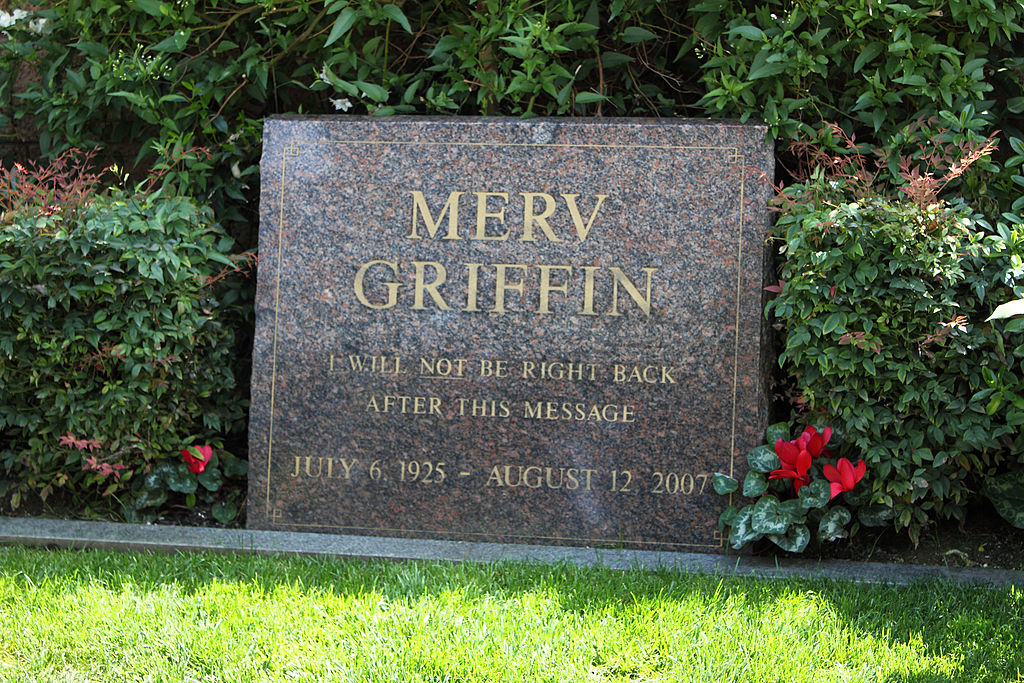 Merv Griffin&#x27;s tombstone