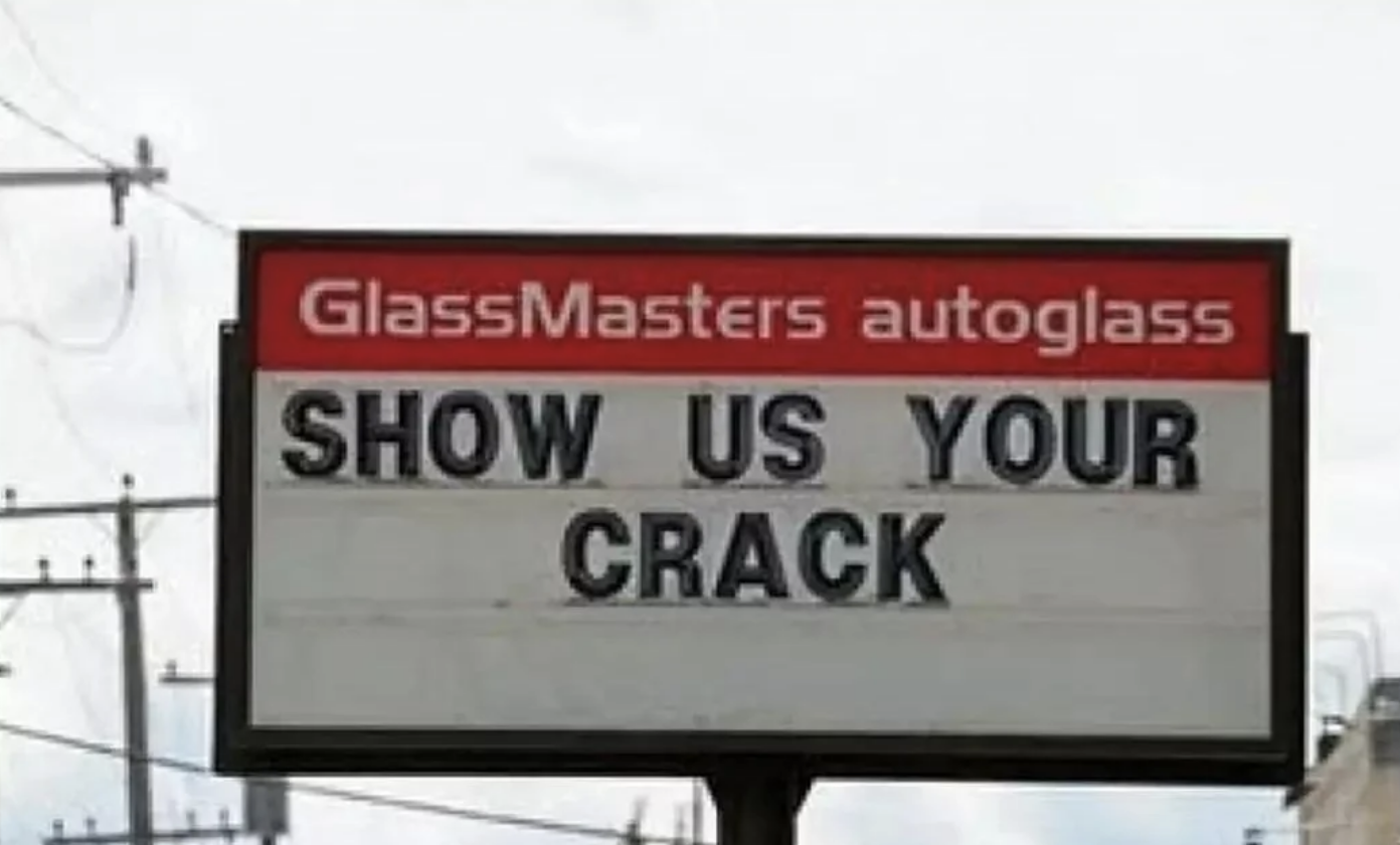 &quot;Show us your crack&quot;