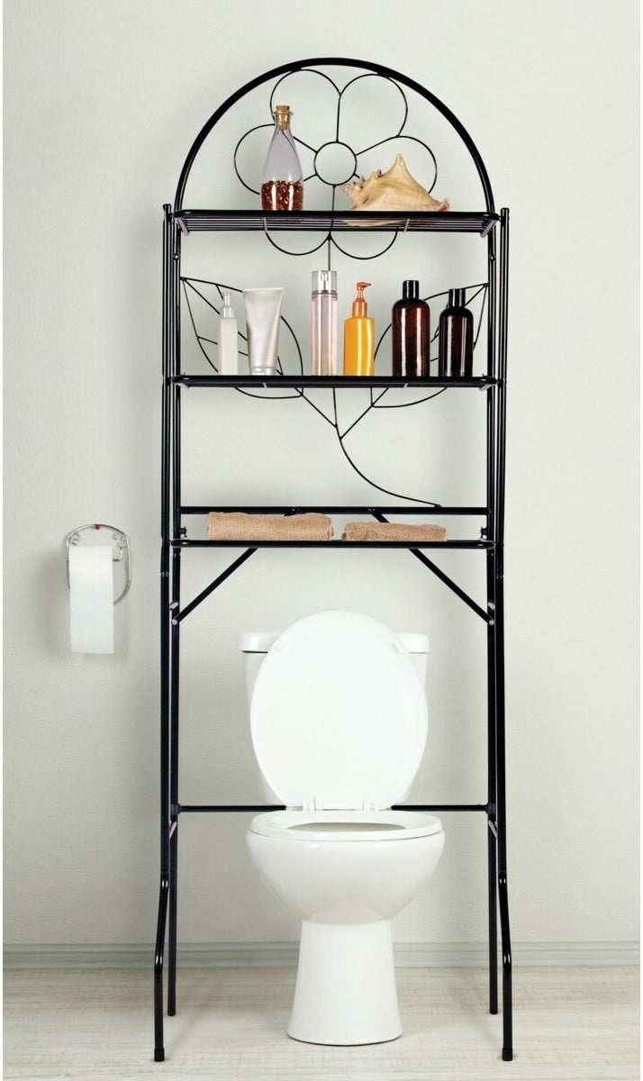 the over the toilet organizer