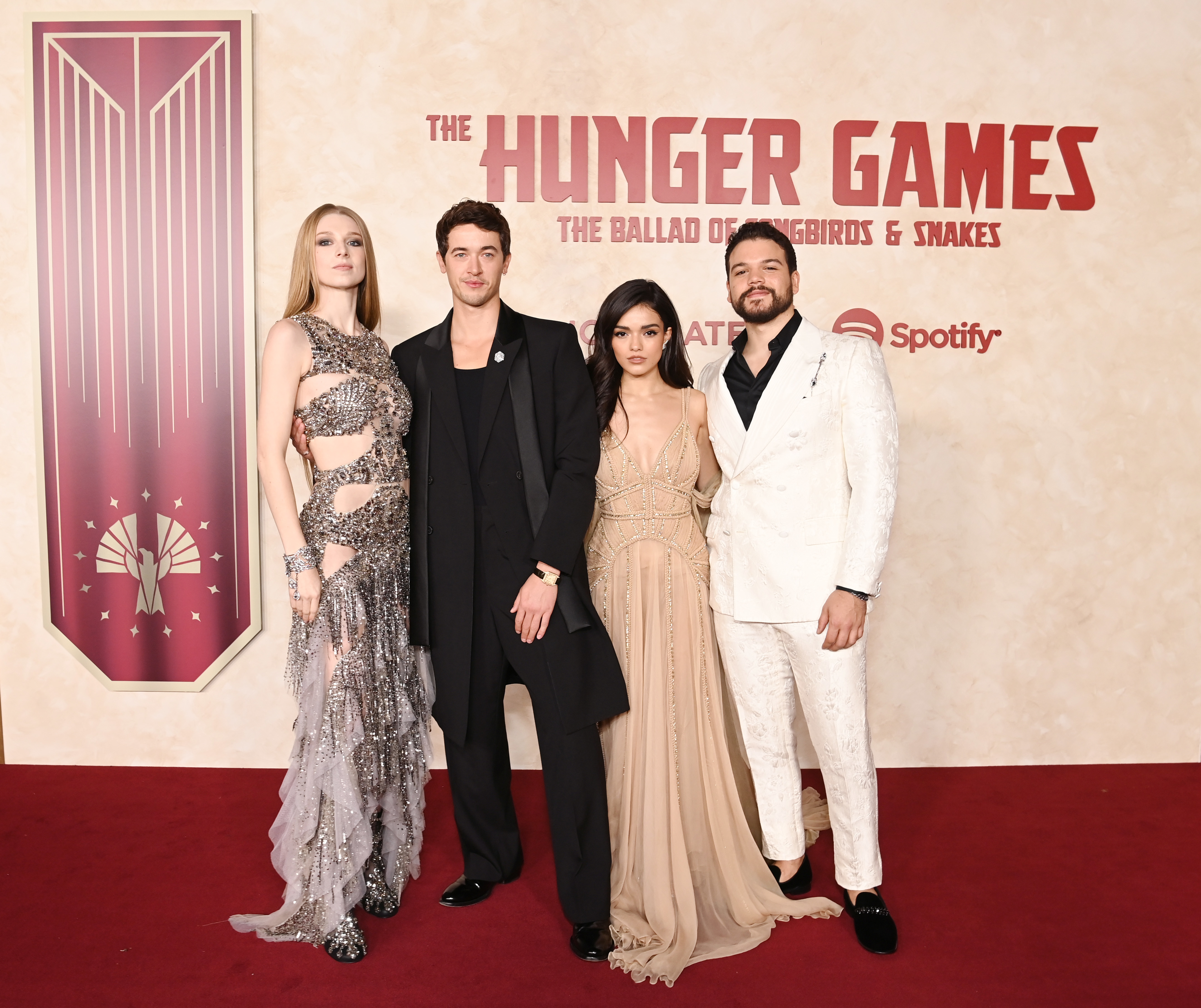 The cast of the Hunger Games film