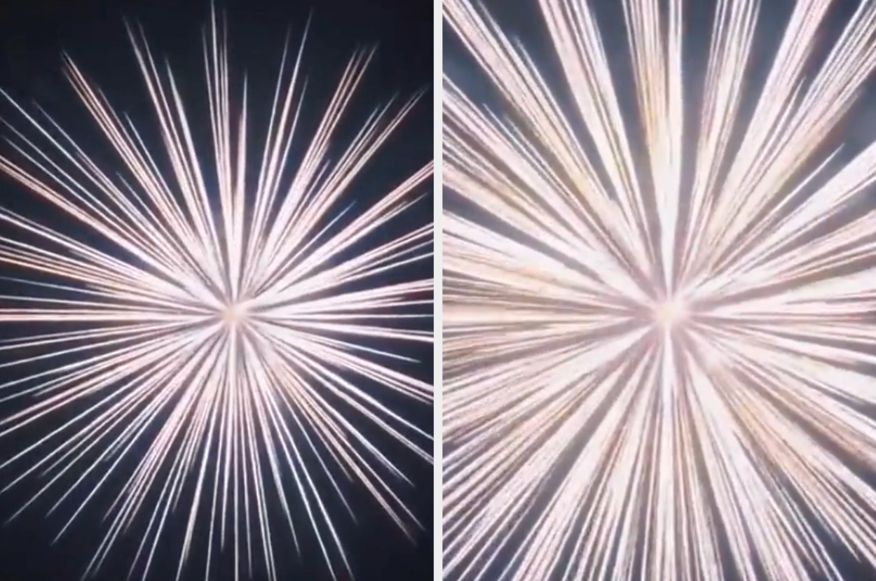 closeup of a firework