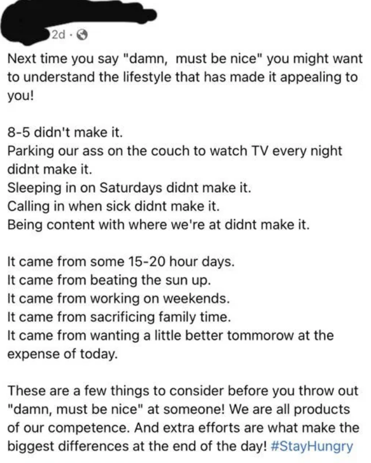 &quot;It came from wanting a little better tomorrow at the expense of today.&quot;