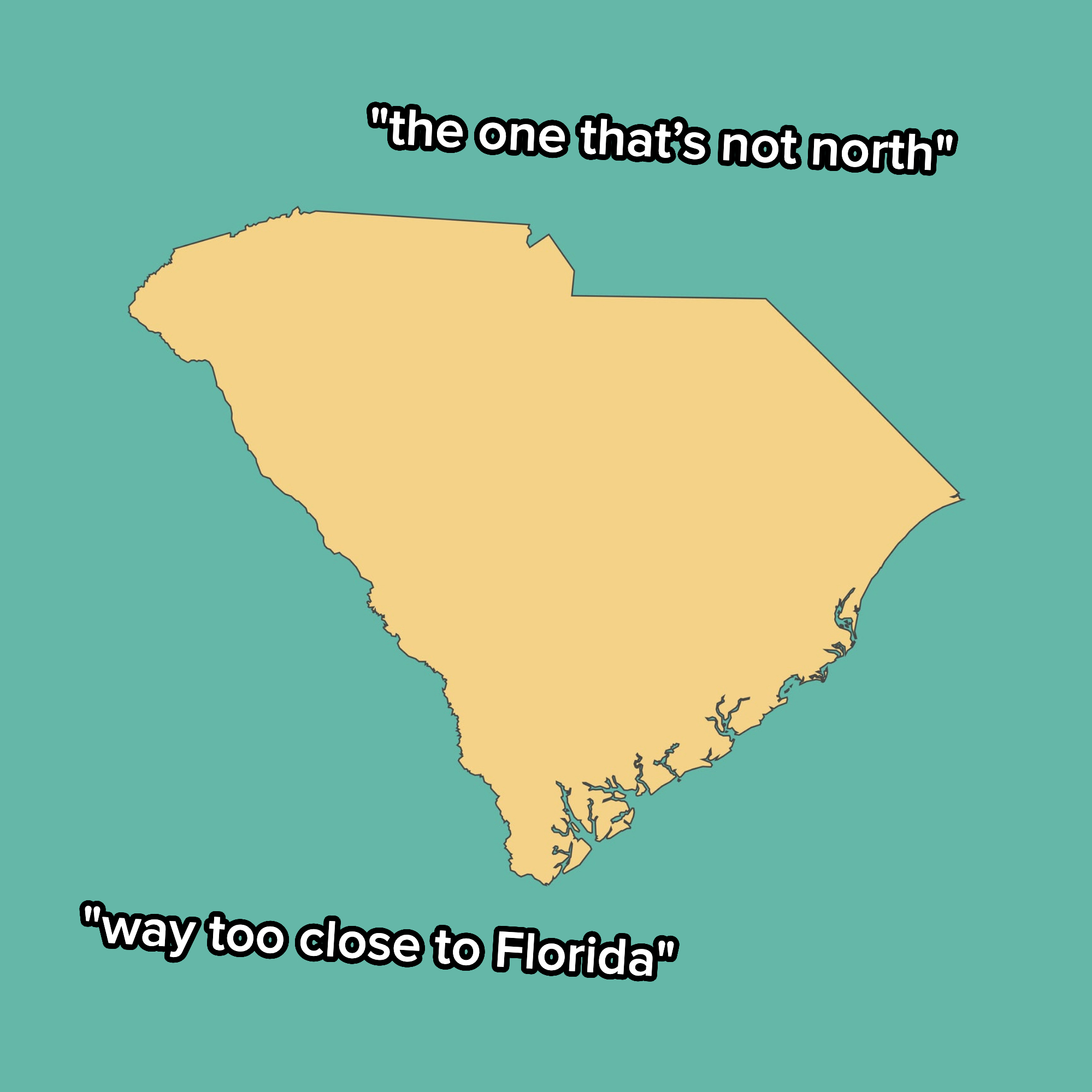 South Carolina outline