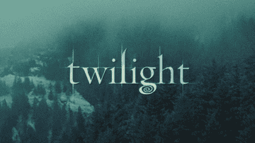 The opening title screen of &quot;Twilight&quot;