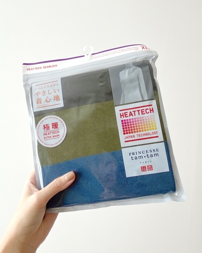 ユニクロのおすすめ「ヒートテックシームレスリブタートルネックT(極暖・長袖)」