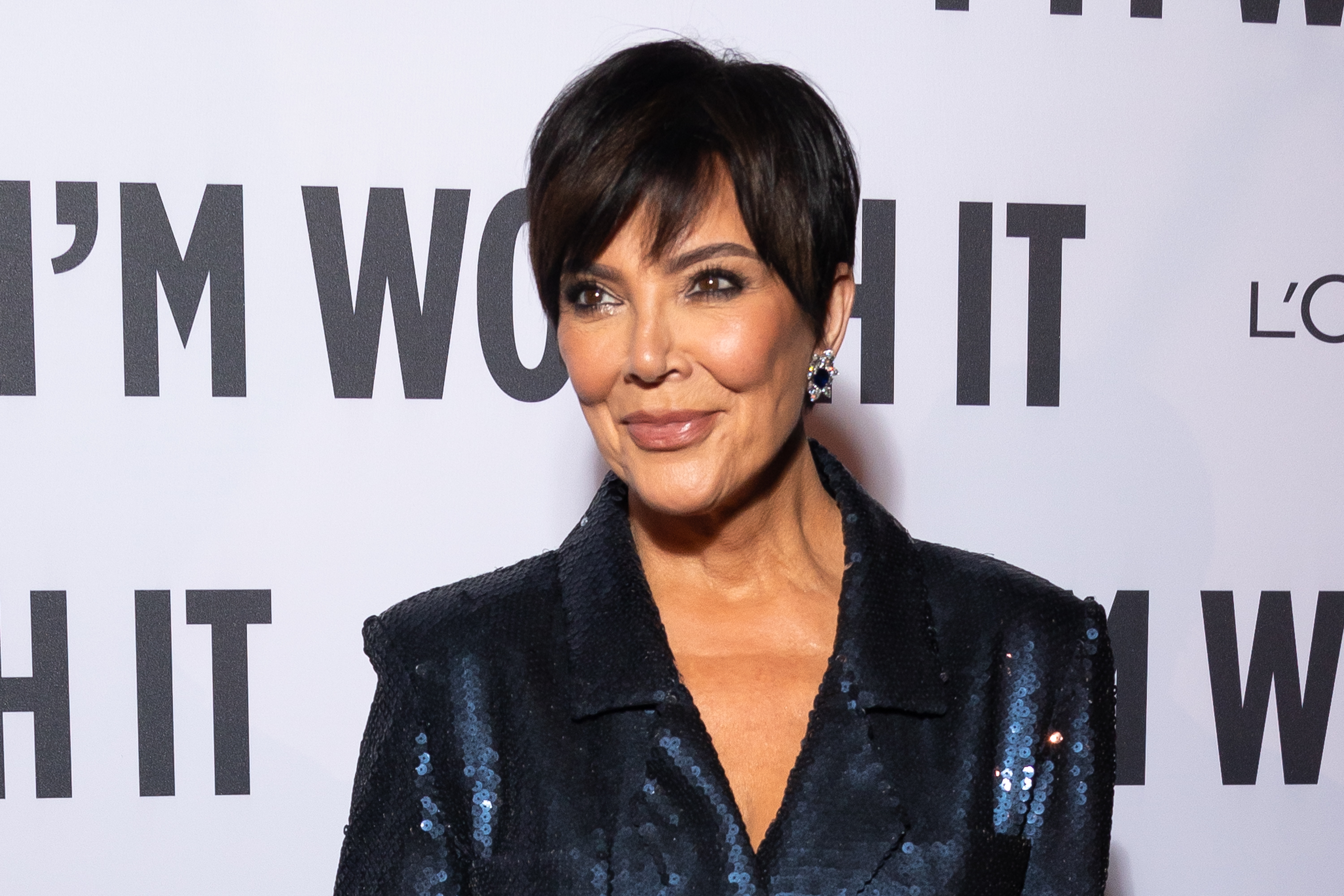 Closeup of Kris Jenner