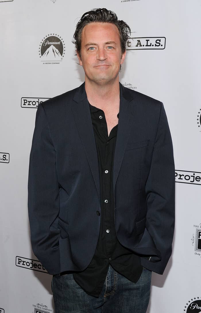 Closeup of Matthew Perry