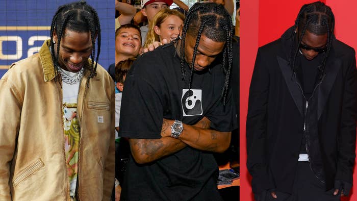 travis scott looking down