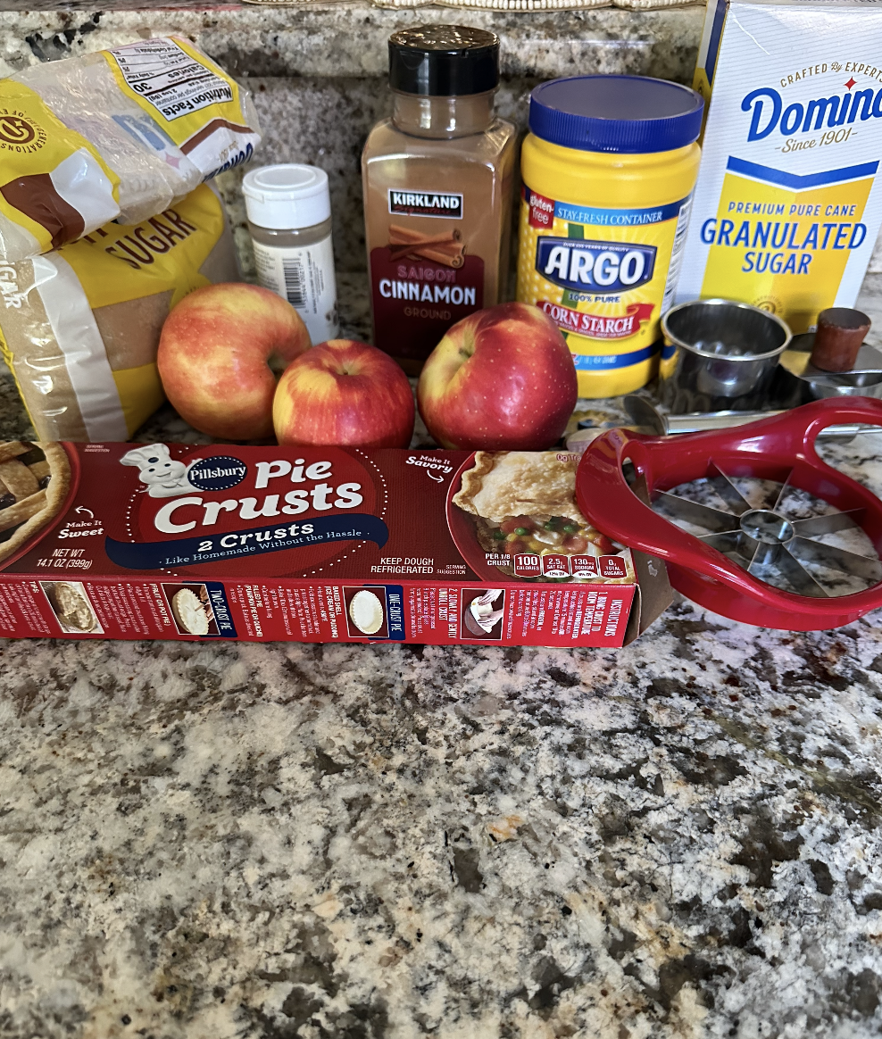 ingredients laid out on a counter