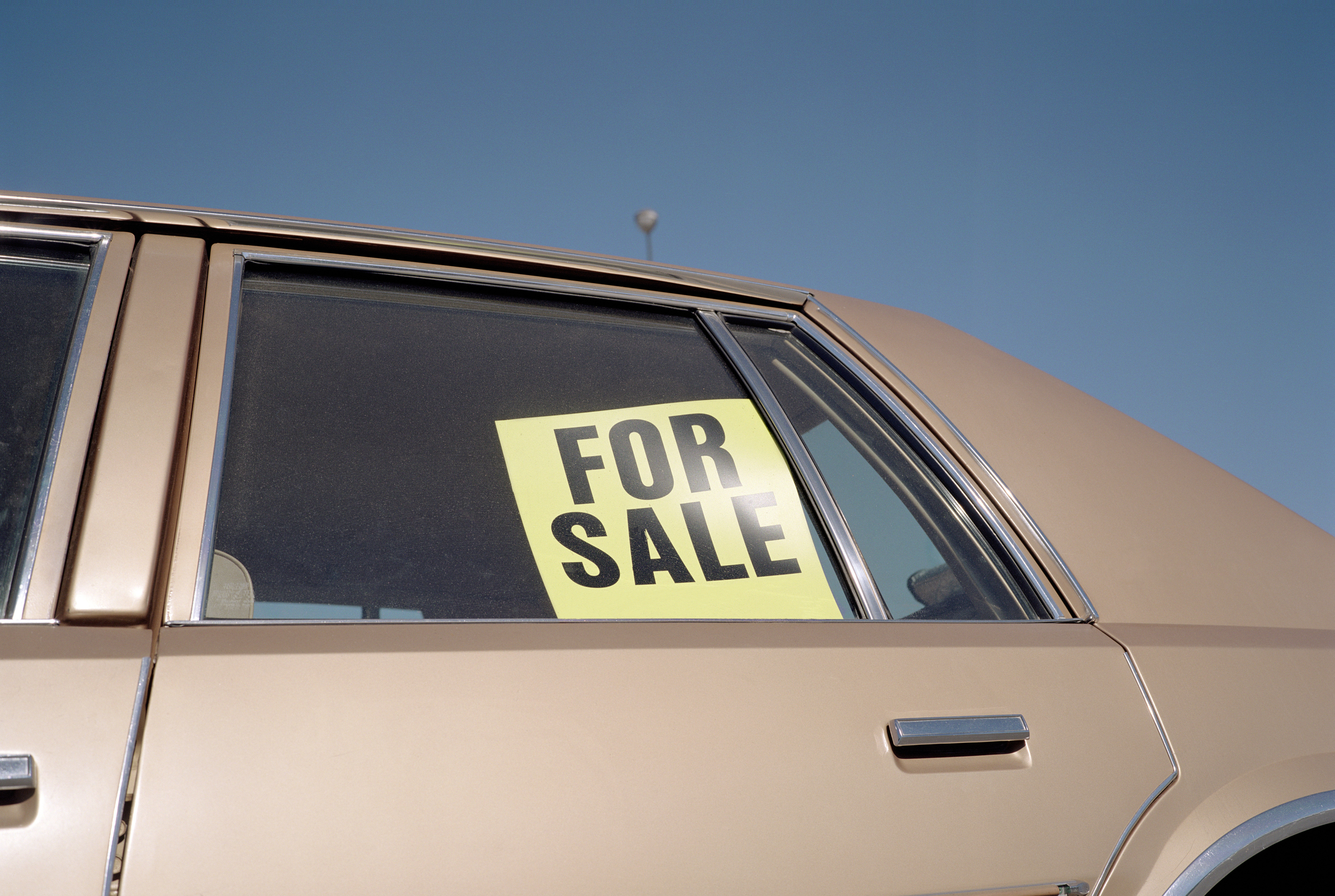 A used car for sale