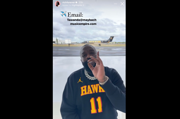 rick ross with plane