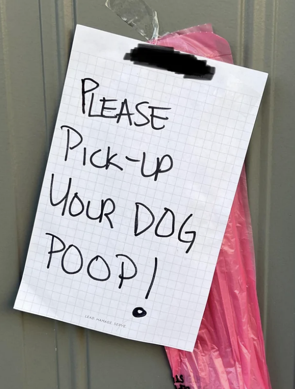 &quot;Please Pick-Up Your Dog Poop!&quot;