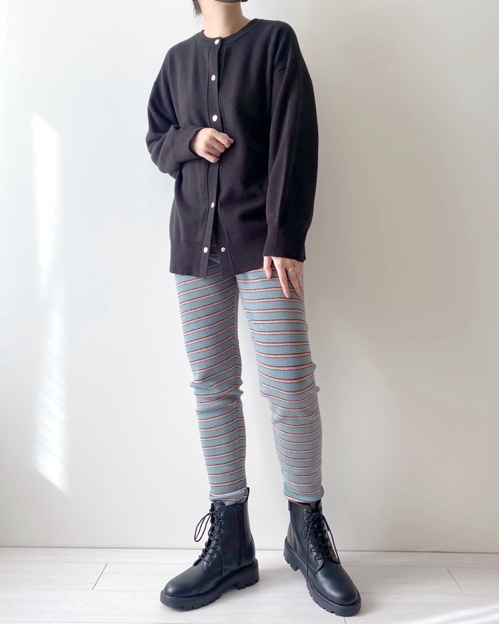 GU(ジーユー)のおすすめのファッションアイテム「ワッフルニットレギンスパンツ beautiful people +X」