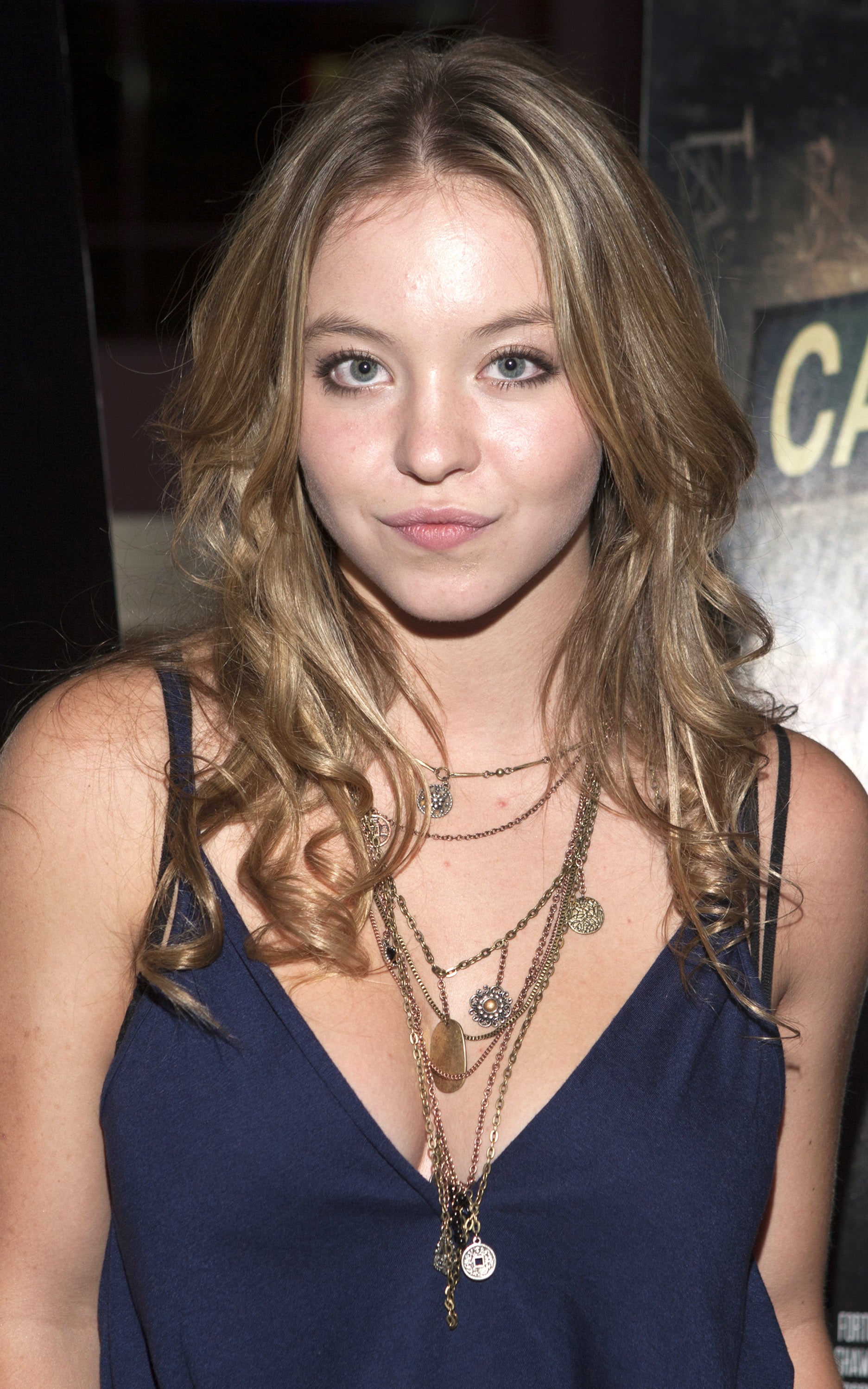 Closeup of Sydney Sweeney