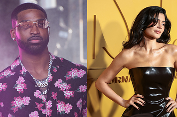 tristan thompson and kylie jenner at events