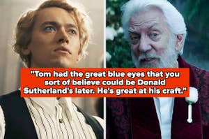 Tom Blyth vs Donald Sutherland as President Snow in The Hunger Games