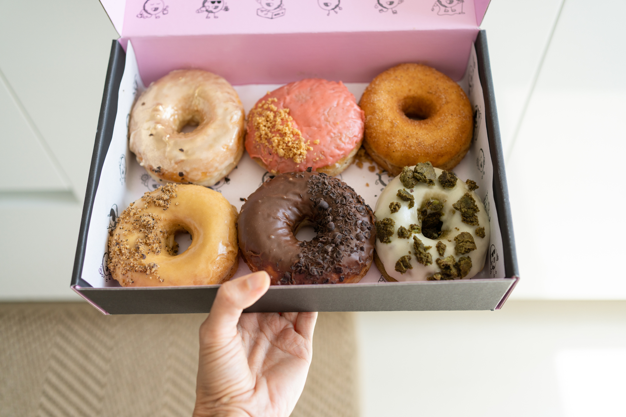 A box of donuts to share