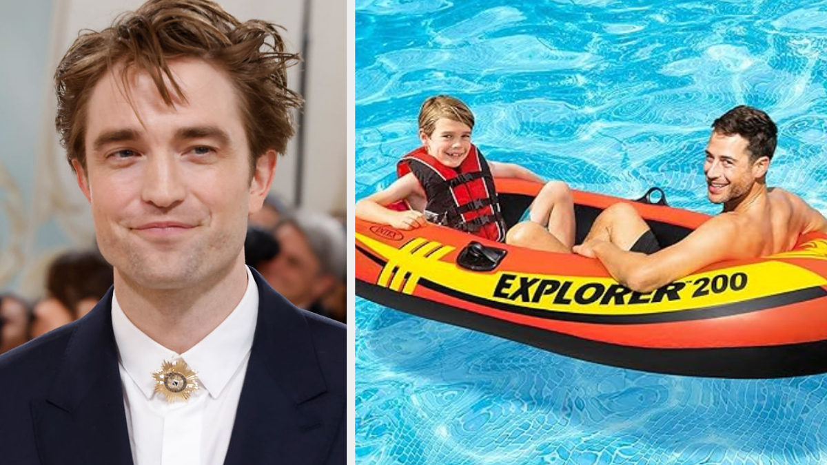 Sem móveis em casa, Robert Pattinson dormiu em bote inflável durante seis  meses