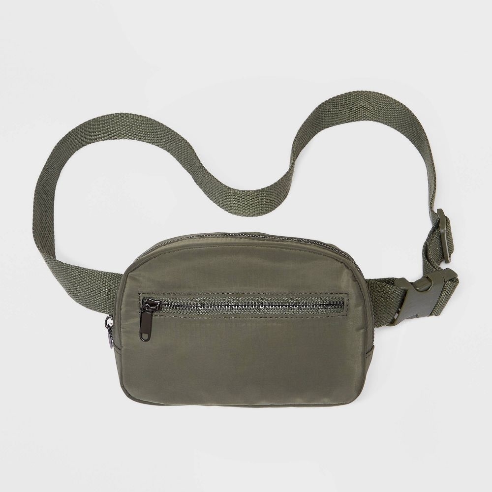 the bag in olive green