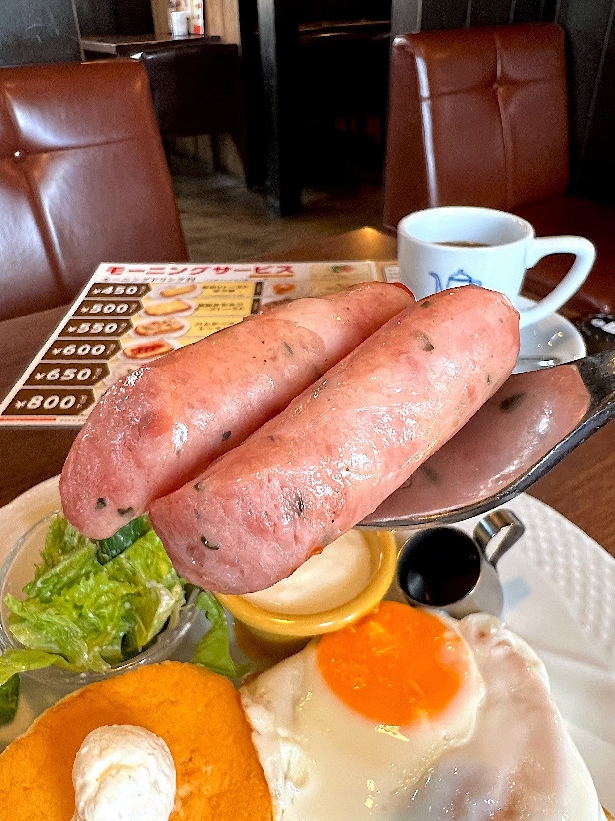 星乃珈琲店のおすすめモーニング「パンケーキプレート」