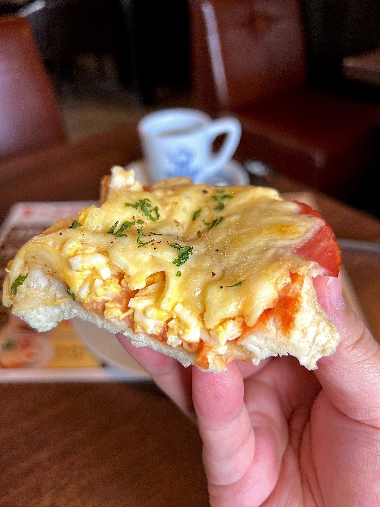 星乃珈琲店のおすすめモーニング「ハムチーズトースト」