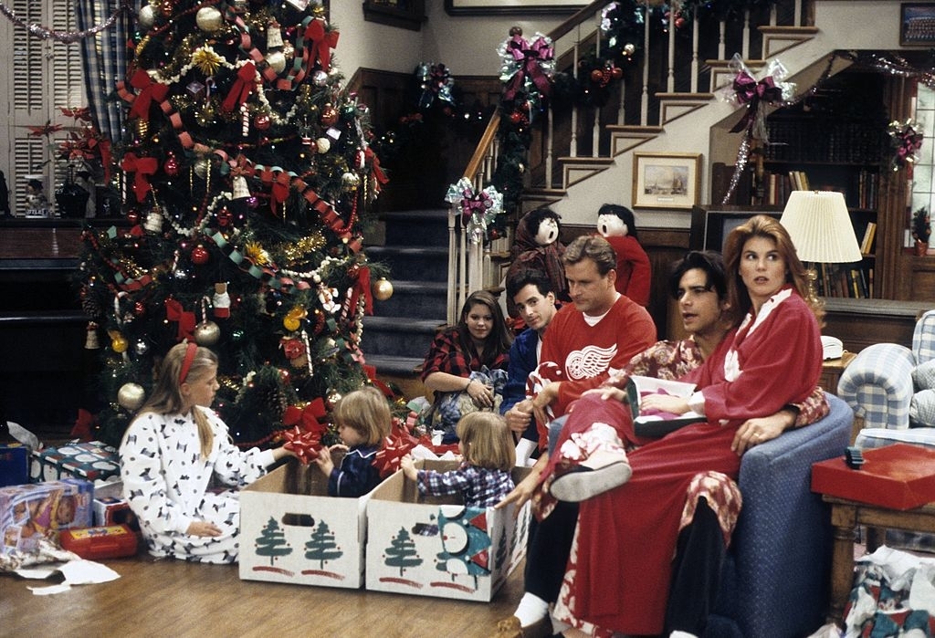 A Christmas scene from Full House