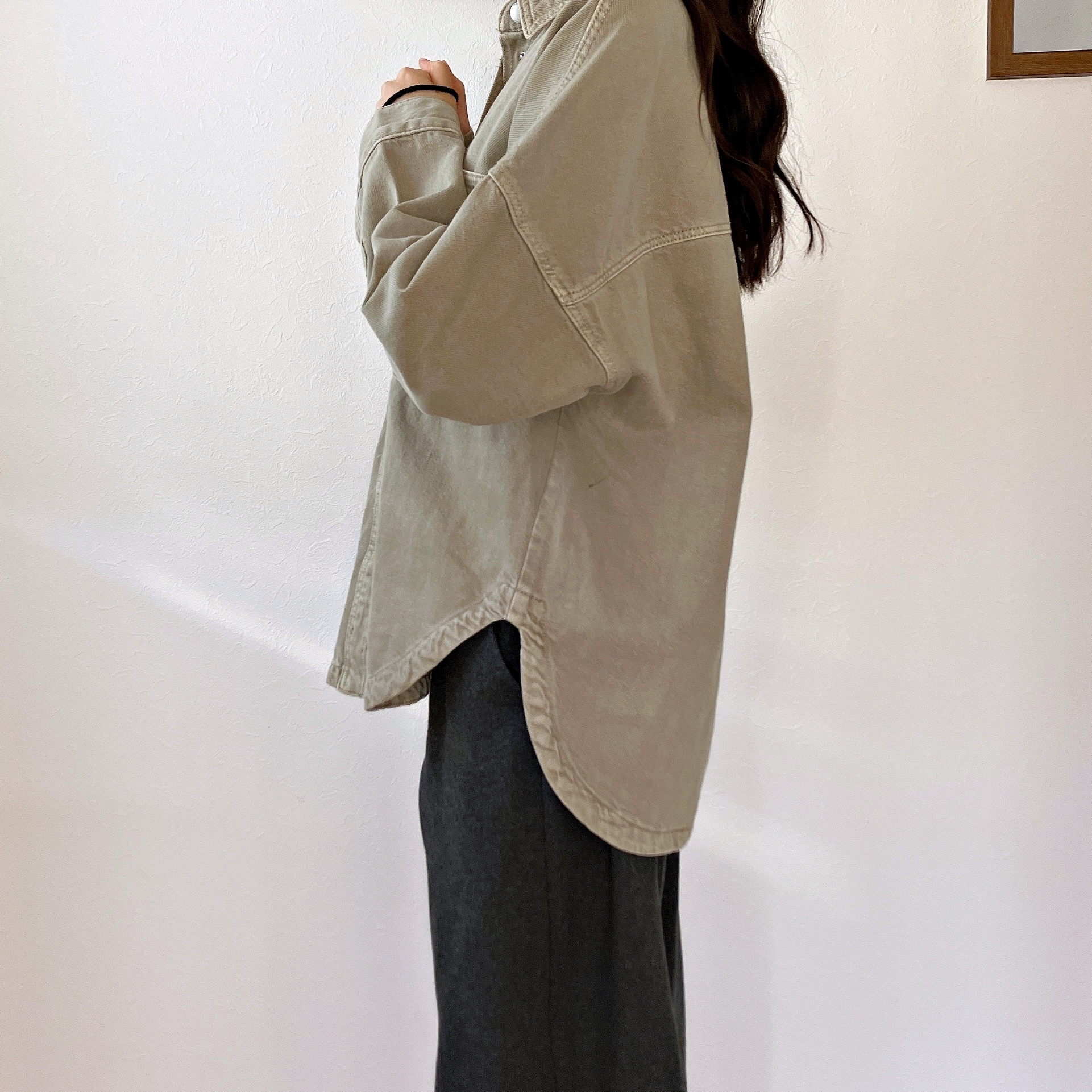 ZARA(ザラ)のおすすめトップス「ポケット付きオーバーサイズシャツジャケット」