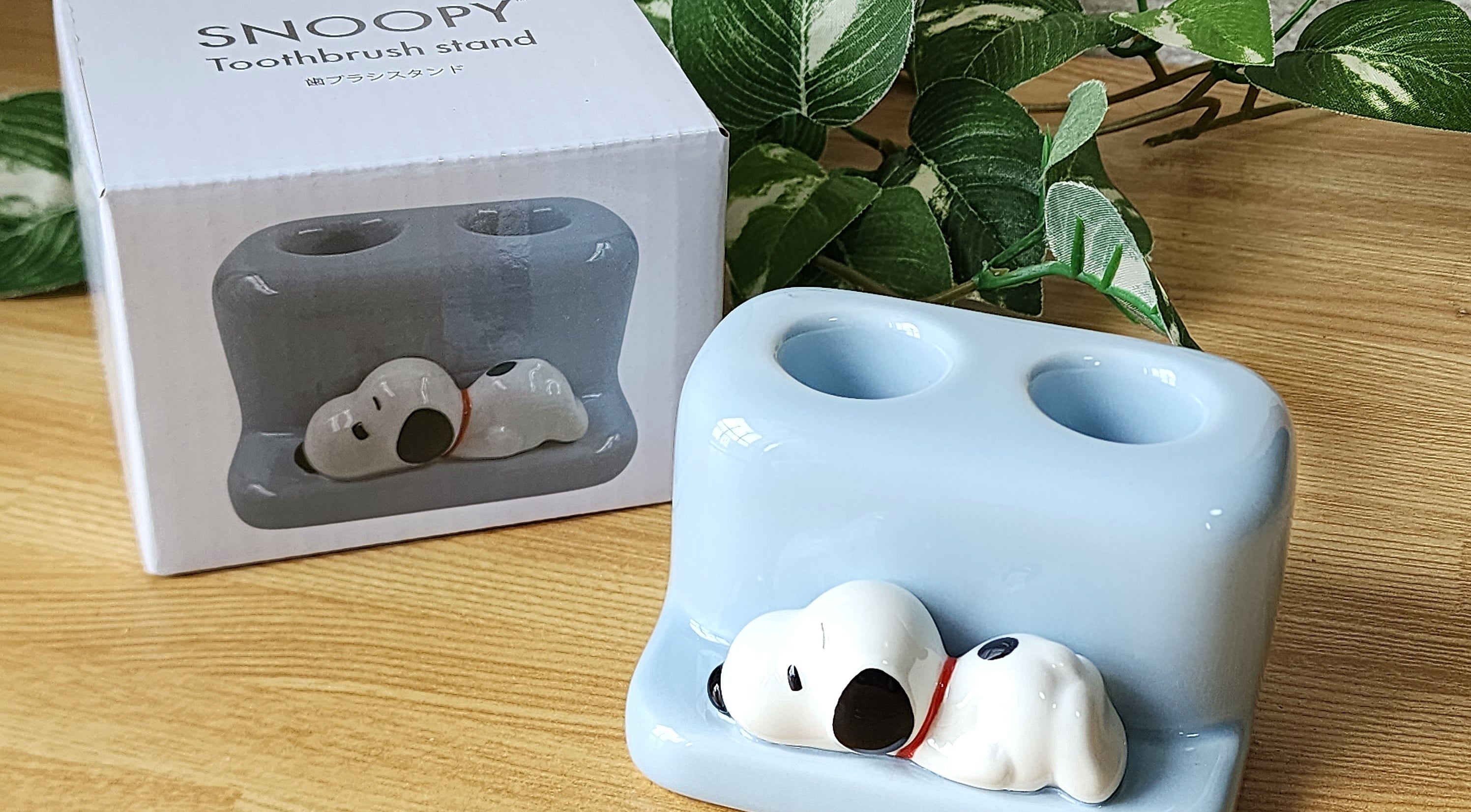 ニトリのおすすめ便利グッズ「【デコホーム商品】フィギュア歯ブラシスタンド M（BL スヌーピー）」