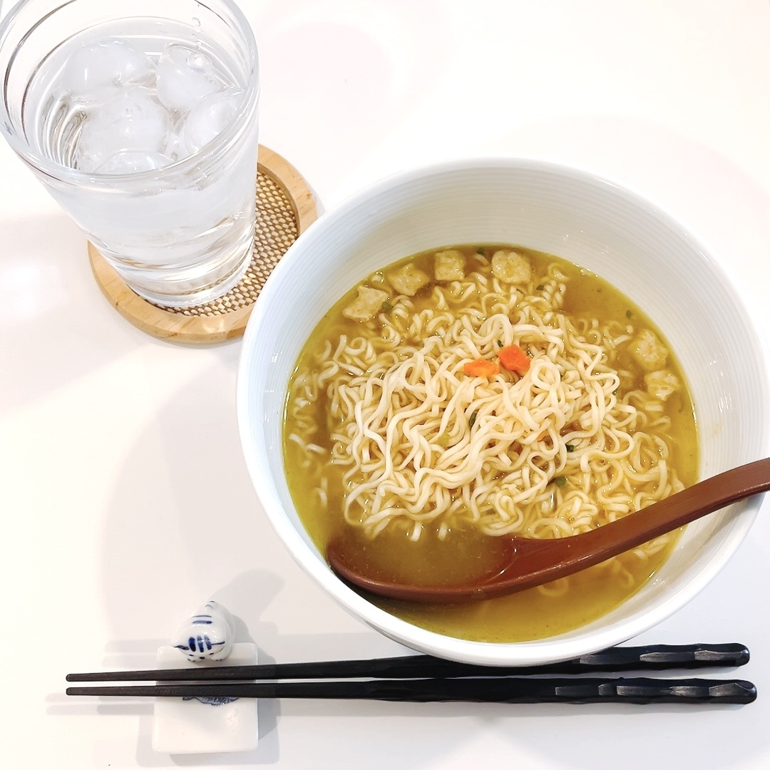 カルディのオススメのフード「グリーンカレーヌードル」