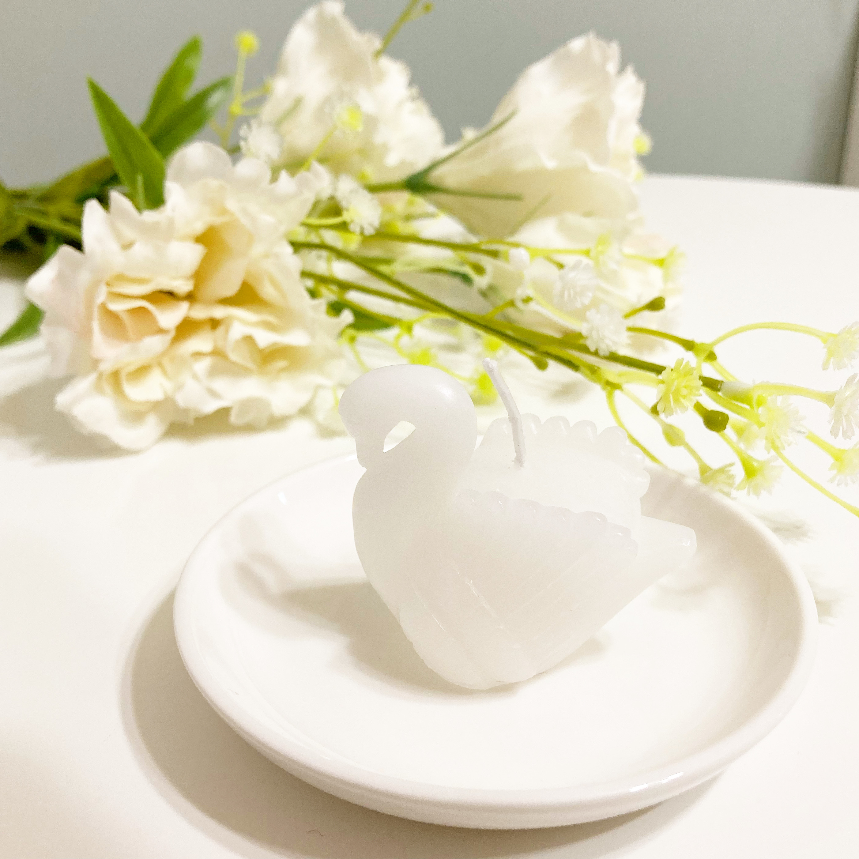 CanDo（キャンドゥ）の高見えインテリア「キャンドル スワン」