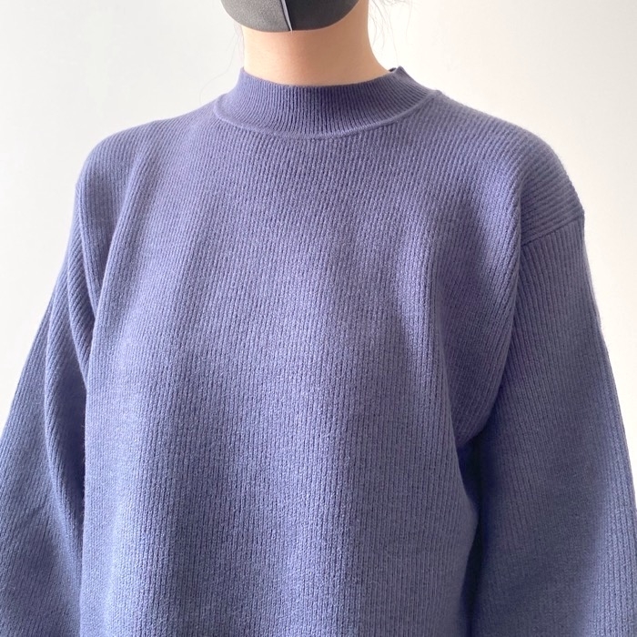 GUのオススメのワンピース「レースコンビネーションニットワンピース（長袖）Z+E」