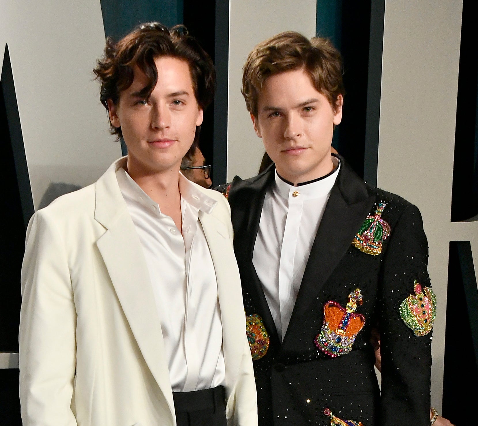 Dylan and Cole at a media event